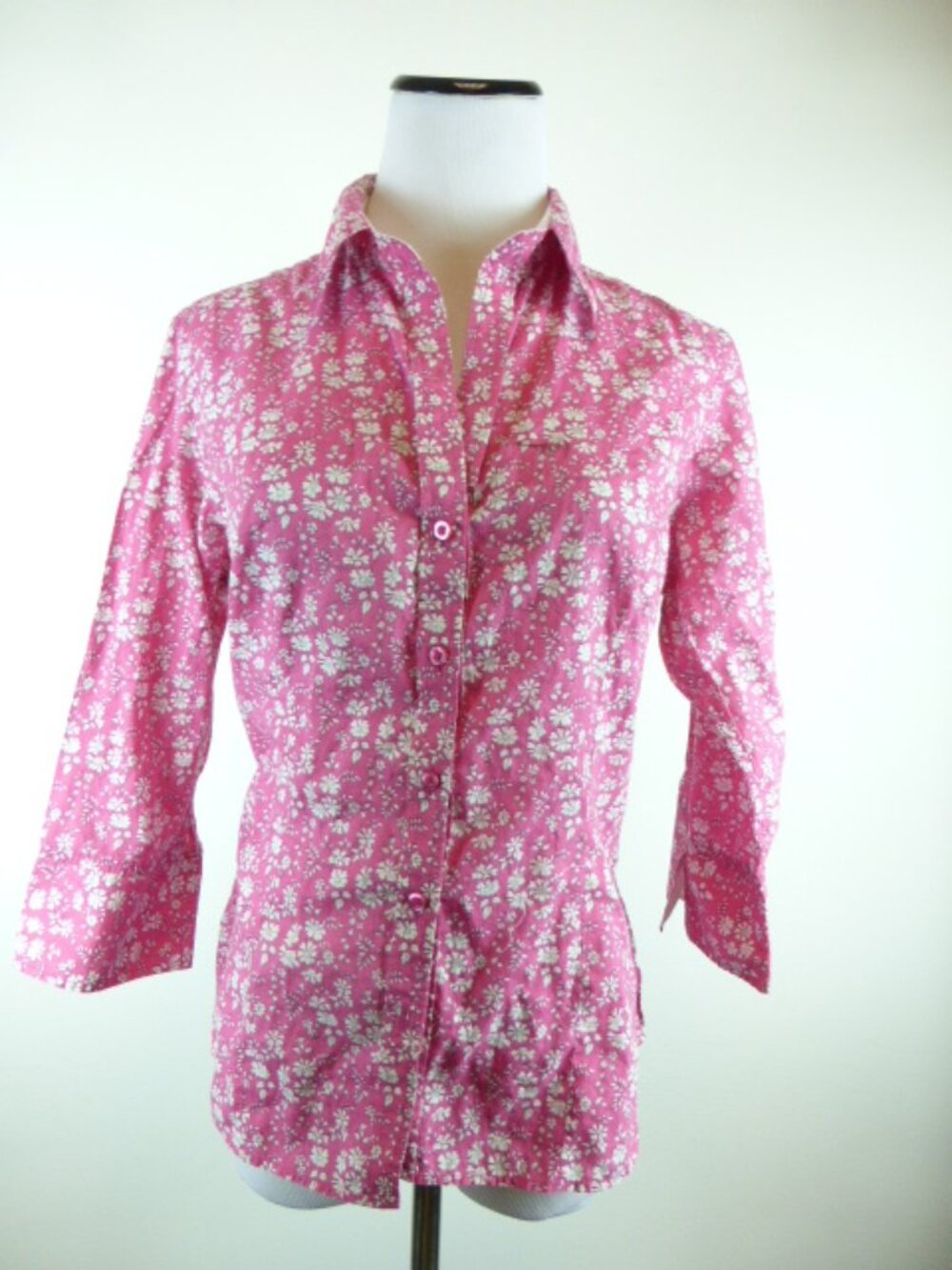 THOMAS PINK pink floral shirt 10